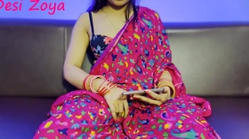 A Beautiful Indian wife masturbate while watching porn and squirt huge on sofa