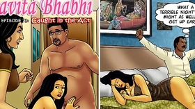 Savita Bhabhi Episode 73 - Caught in the Act